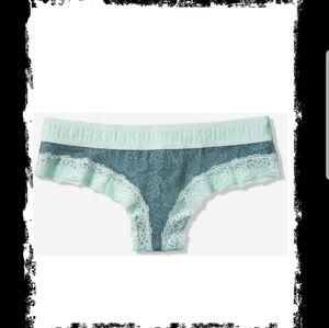 Pink by VS Lace Cheekster Panties